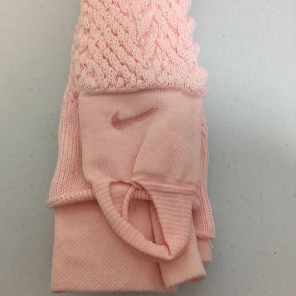 Nike Studio Women's Pink Leg Warmers with Stirrups OSFM - Picture 3 of 5